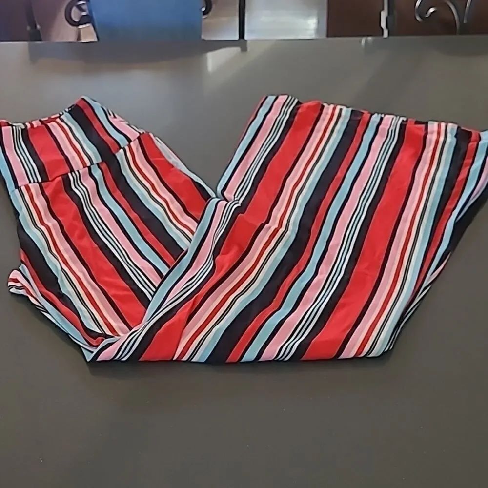 Arlington sz M colorful stripped bell bottoms